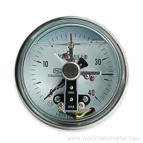 4.5 inch stainless steel electrical contact pressure gauges